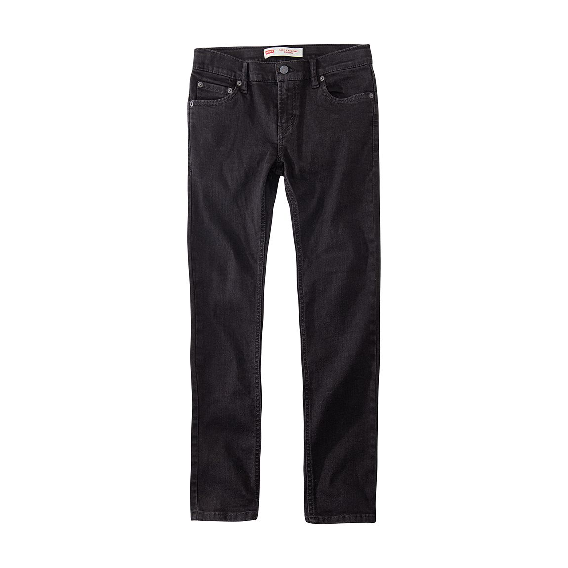 Teen Boy's Black 519™ Skinny Stretch Jeans main product photo