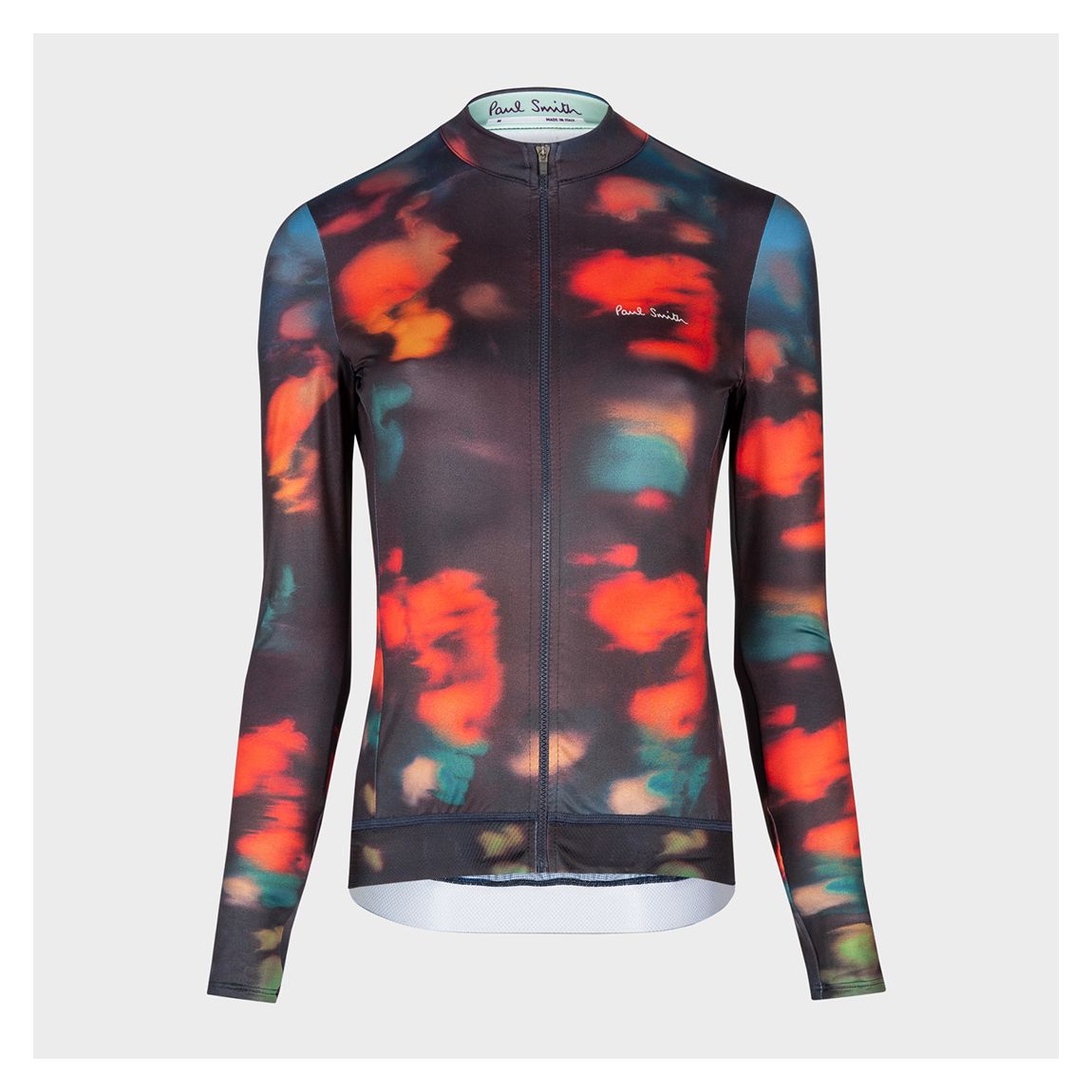 Black/Red Ink Long Sleeve Cycle Jersey main product photo