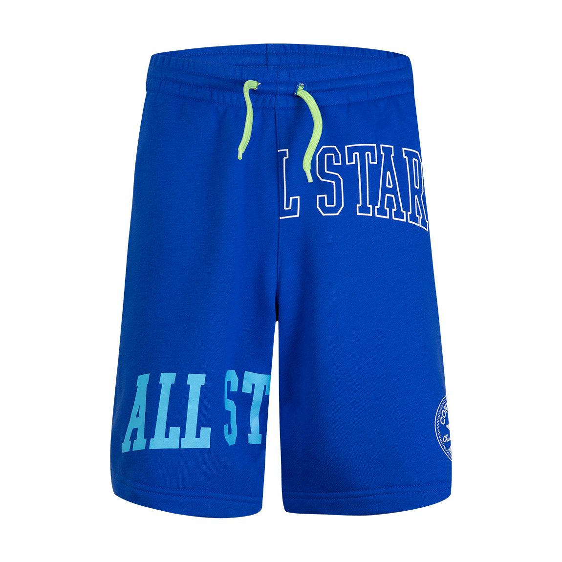 Teen Boy's Blue Printed Cotton Blend Shorts main product photo