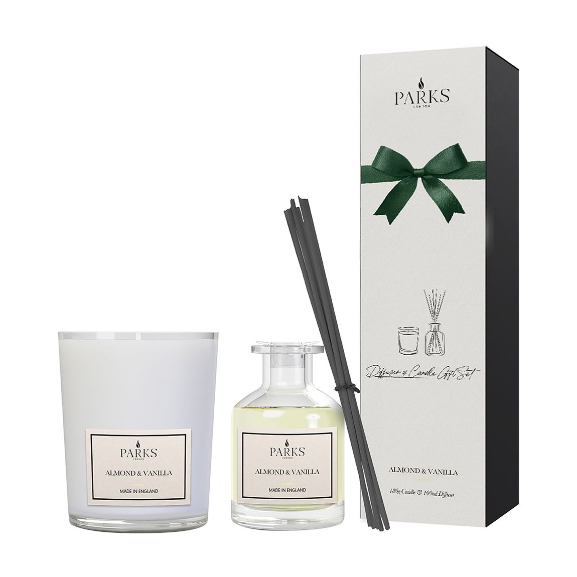 Perfect Presents Almond & Vanilla Candle & Diffuser Gift Set main product photo
