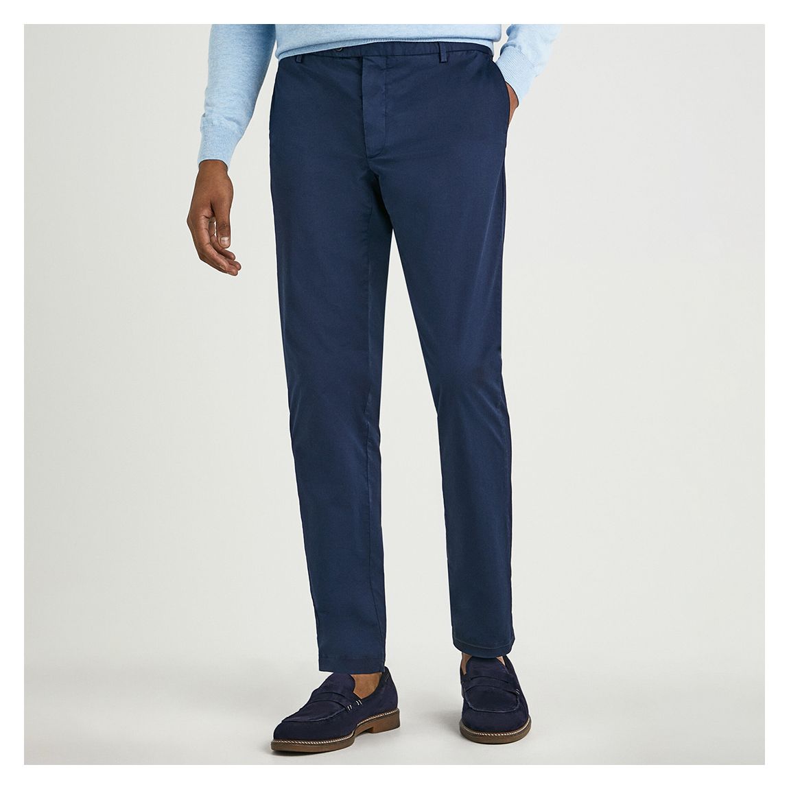 Navy Tapered Trousers main product photo
