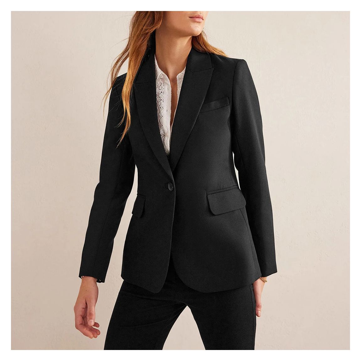 Black Tailored Suit Blazer main product photo