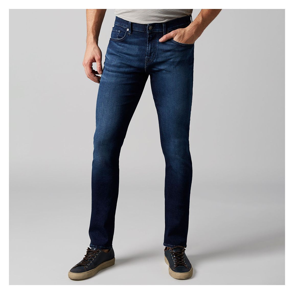 Dark Blue Chad Skinny Jeans main product photo