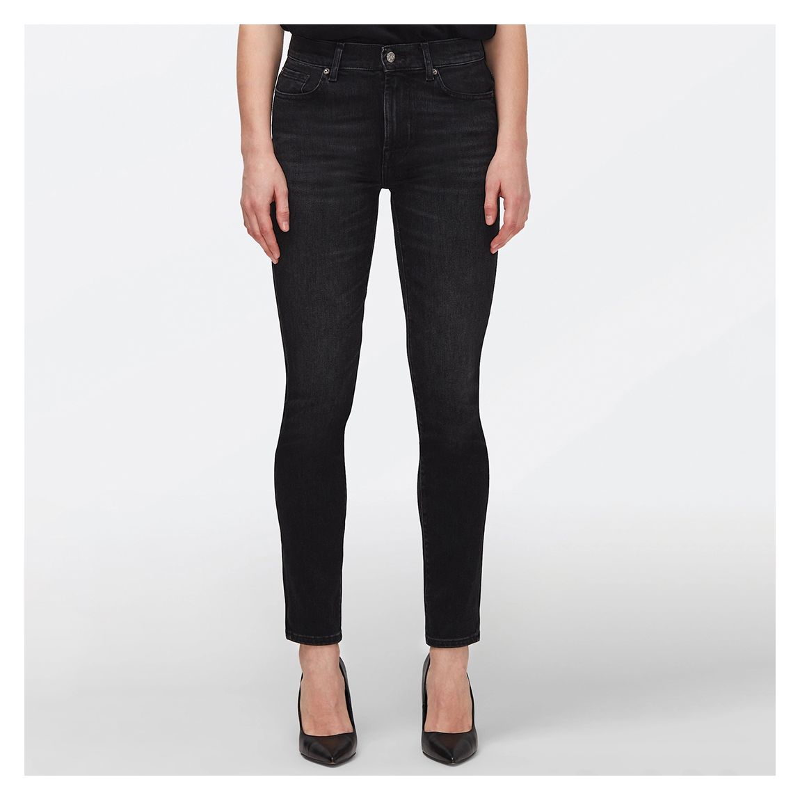 Black Roxanne Skinny Stretch Jeans main product photo