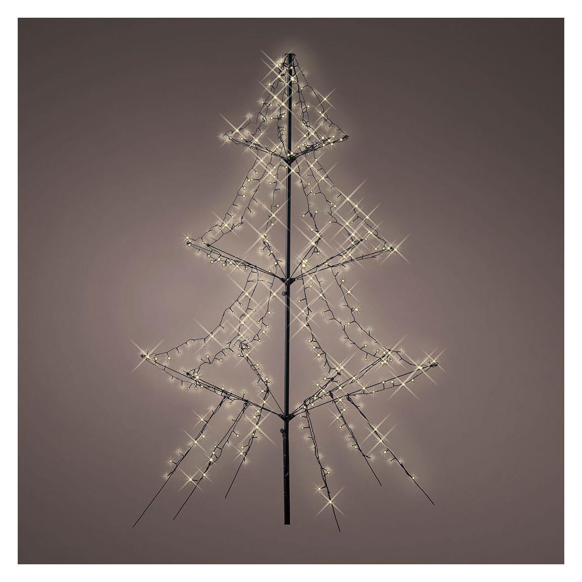 LED Outdoor Light Up Tree Warm White, H200cm main product photo