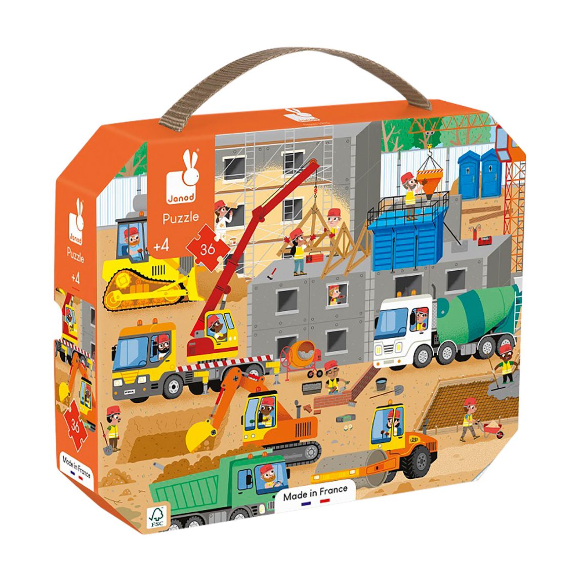 Puzzle Construction Site, 36 Pieces main product photo