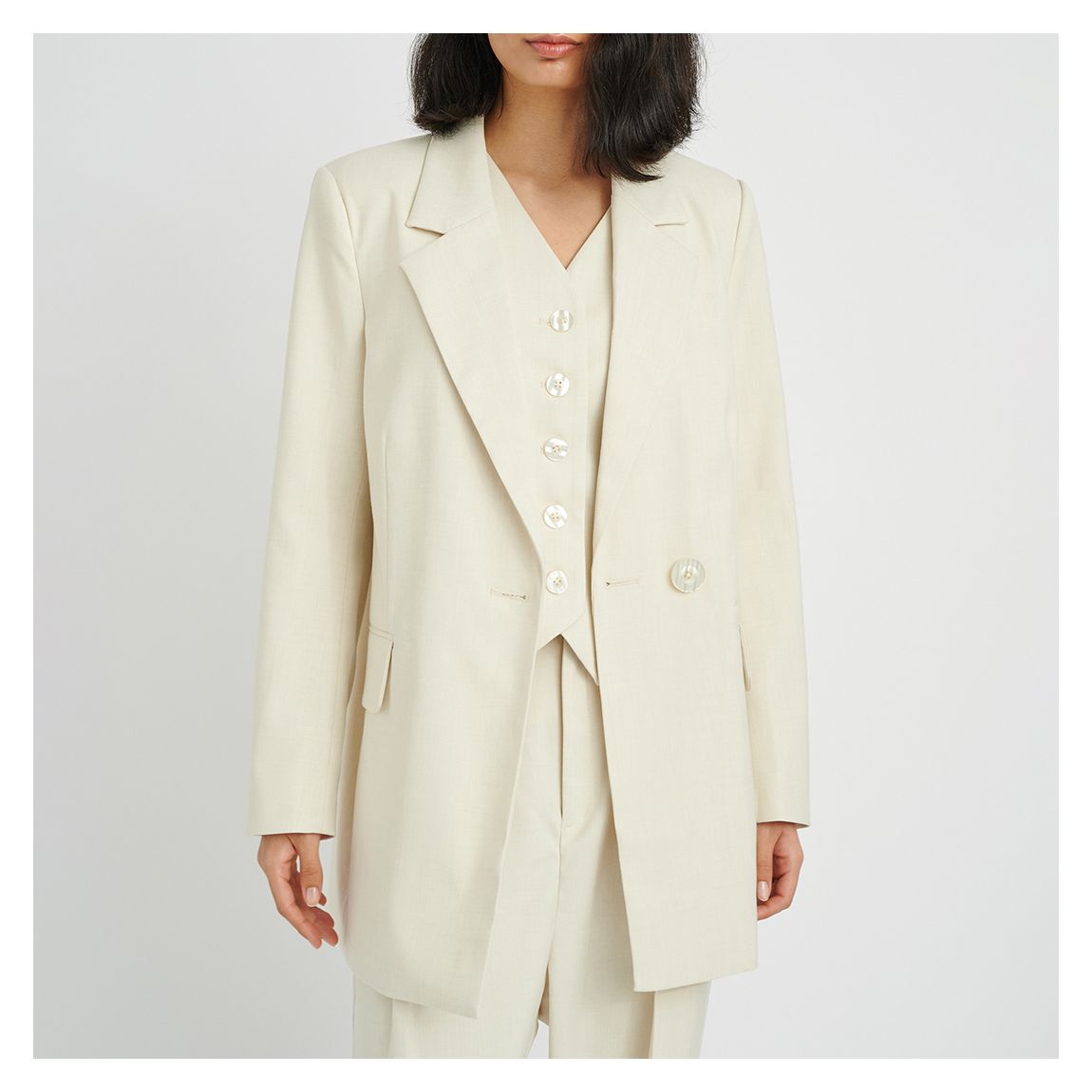 Cream Kyrah Wadina Blazer main product photo