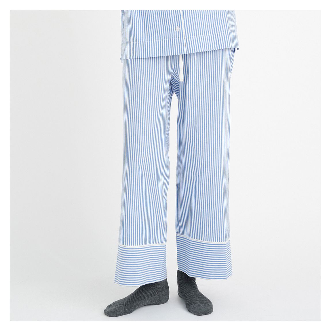 Blue Cozy Cotton Pyjama Trousers main product photo