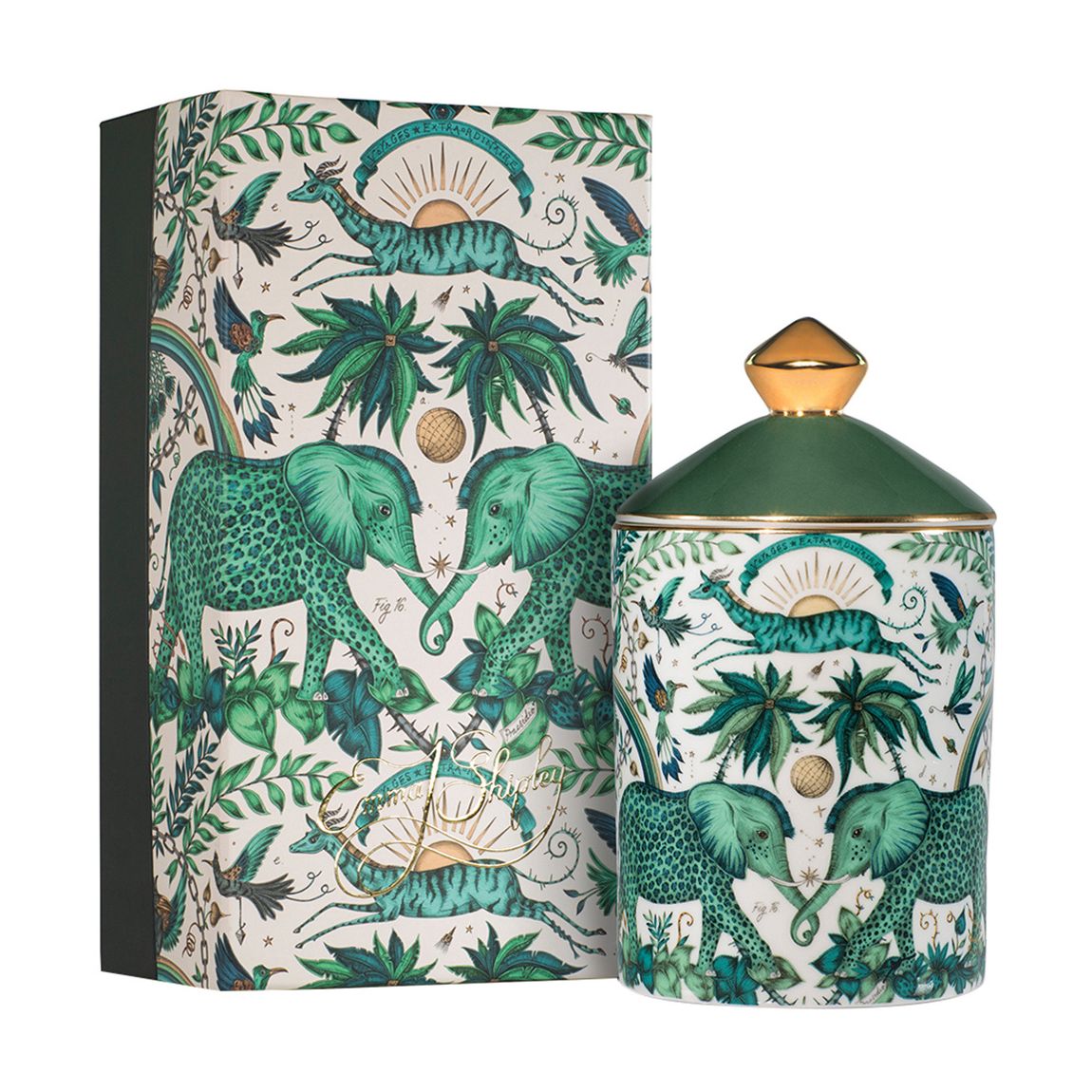 Zambezi Vetiver & Damask Rose XL Bone China Fragranced Candle main product photo