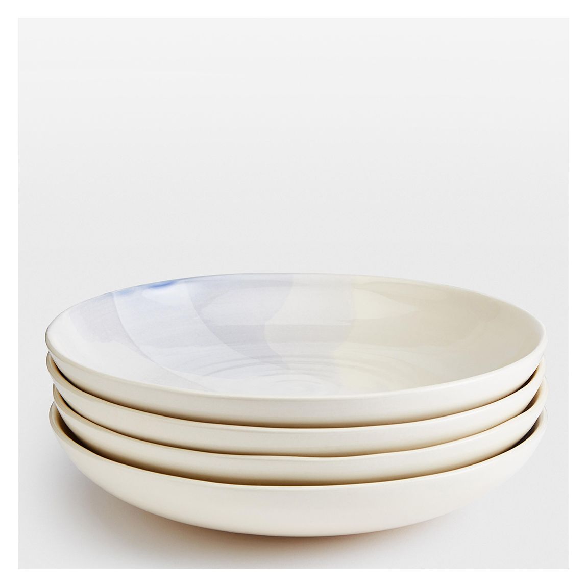 Set of 4 Blue Delano Pasta Bowls main product photo