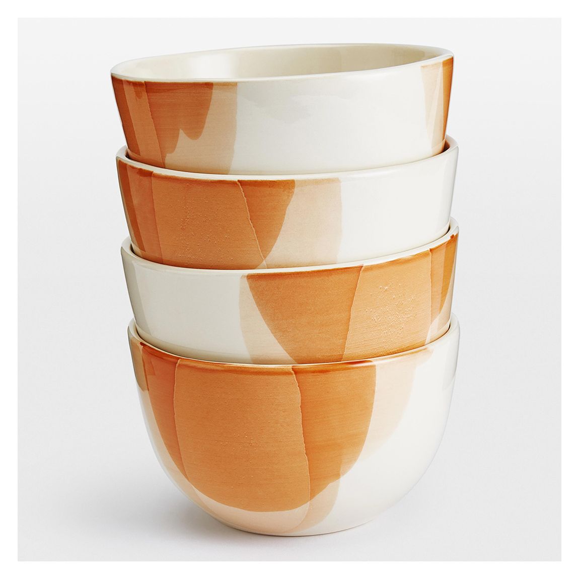 Set of 4 Rust Delano Cereal Bowls main product photo