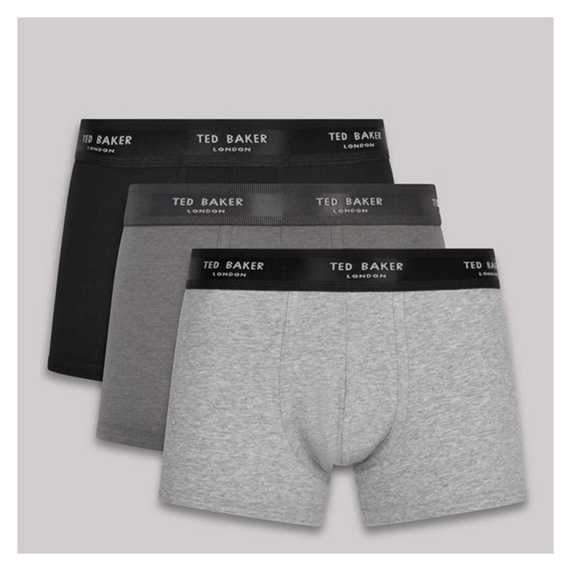 Grey Ted Baker 3-Pack Cotton Trunk main product photo