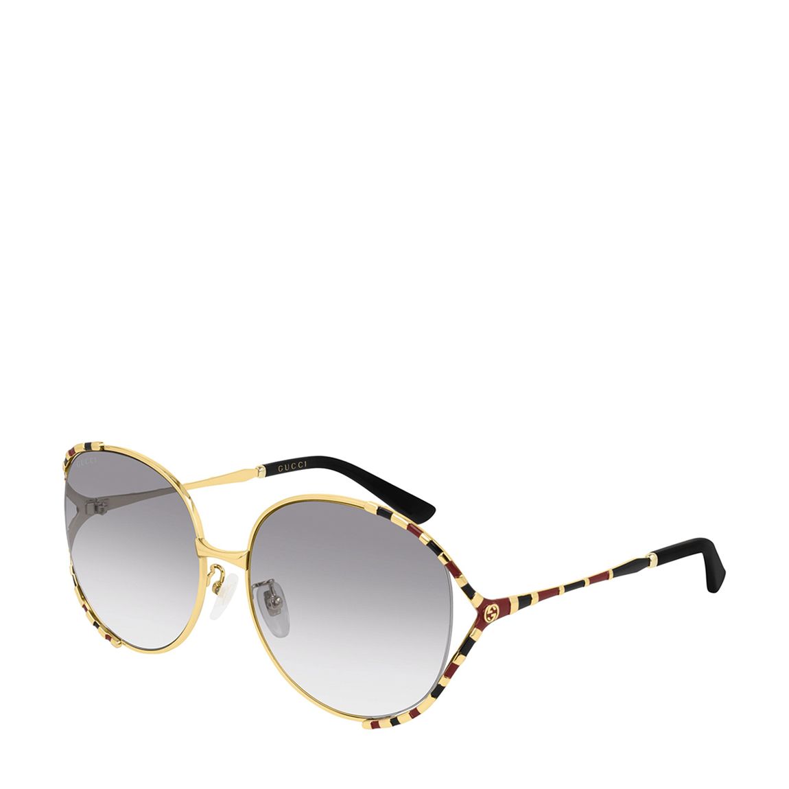 Women's Grey/Multi Gucci Sunglasses 64mm main product photo
