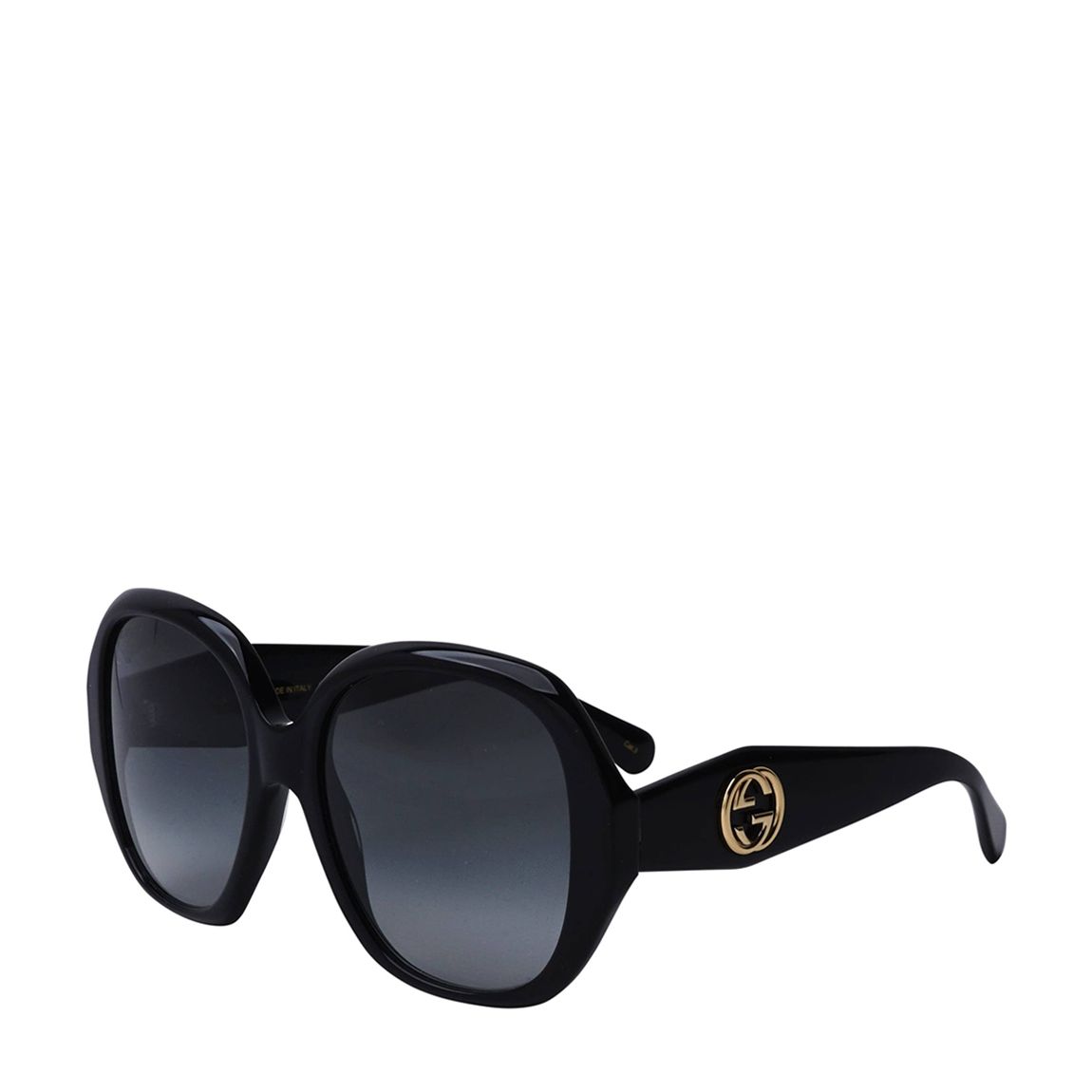 Women's Black Gucci Sunglasses 56mm main product photo