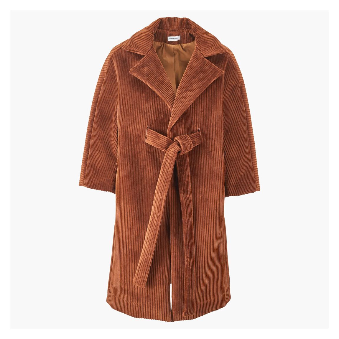 Coffee Longline Cotton Cord Coat main product photo