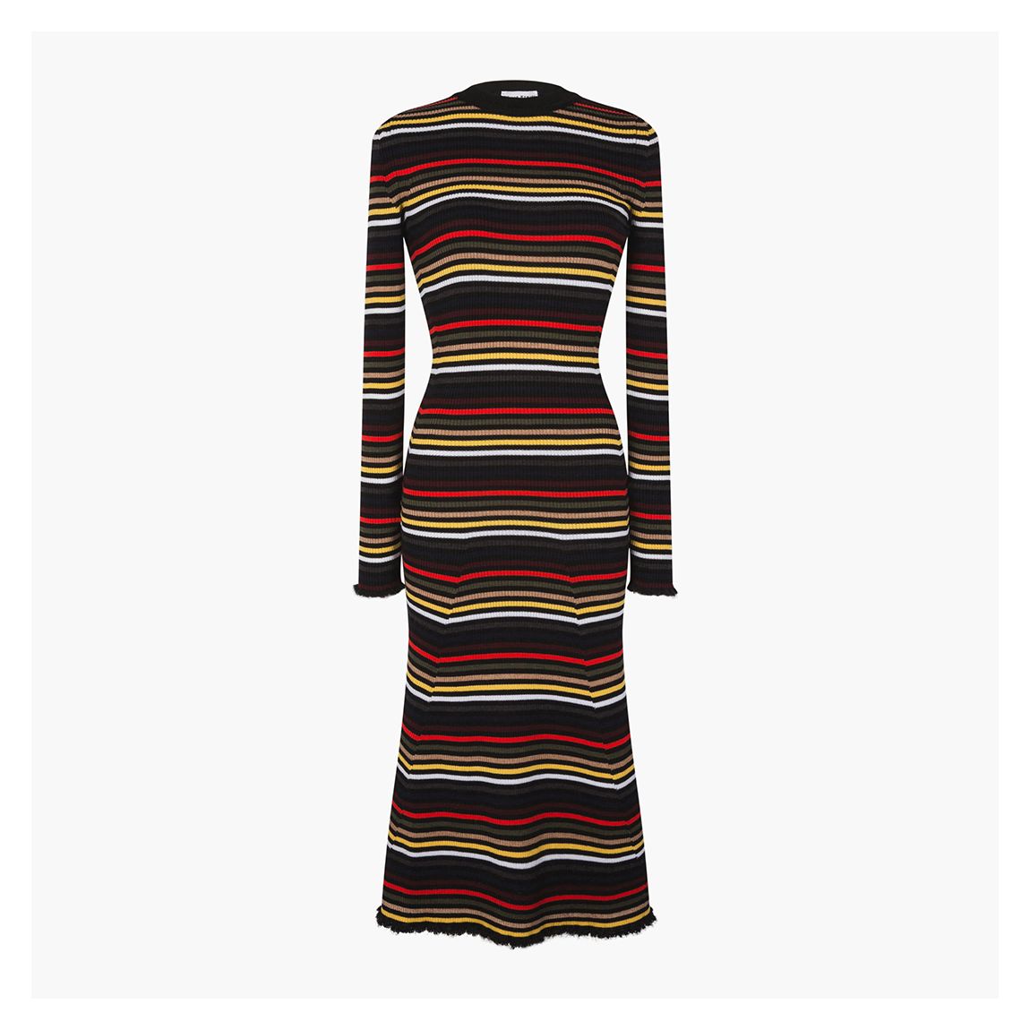Multi Stripe Print Maxi Dress main product photo