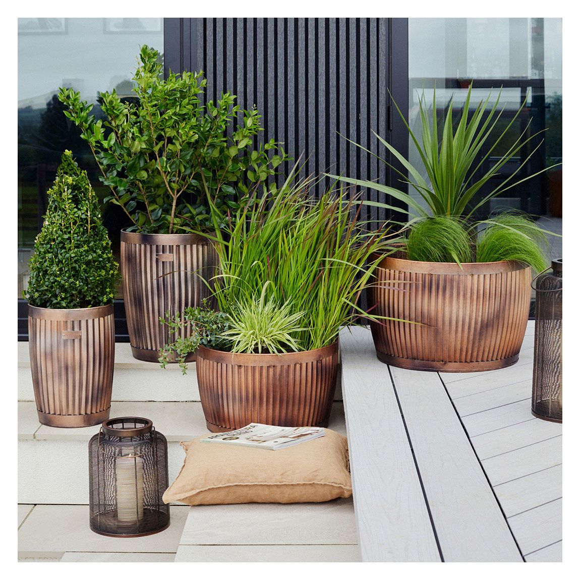 Hampton Copper Planter, Set of 2 main product photo