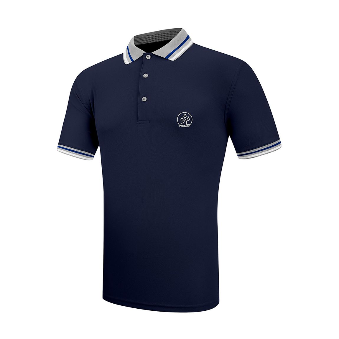 Navy ProQuip Contrast Polo Shirt main product photo