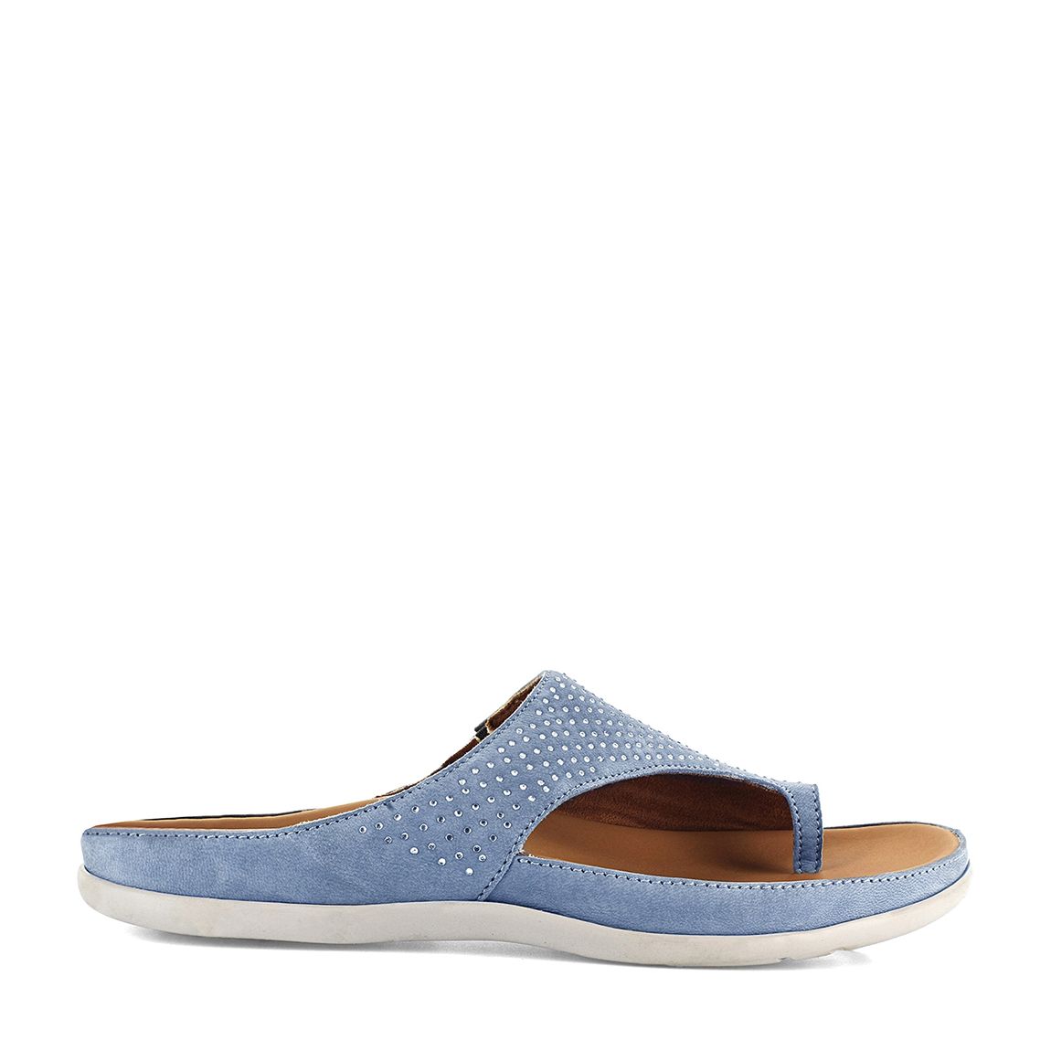 Blue Denim Belize Toe Loop Sandals main product photo