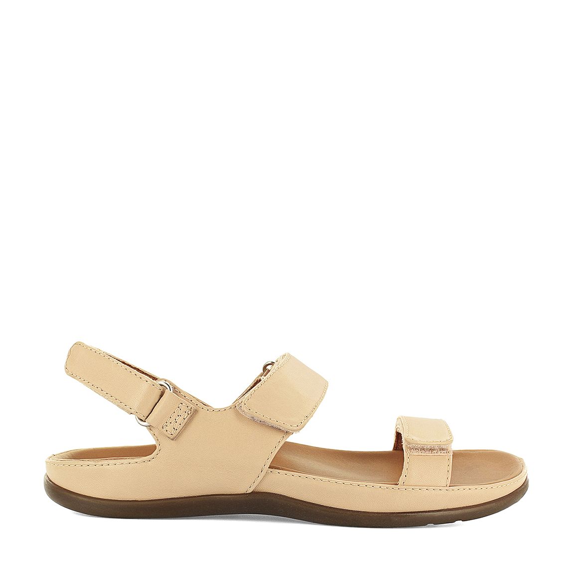 Beige Kona Velcro Straps Sandals main product photo