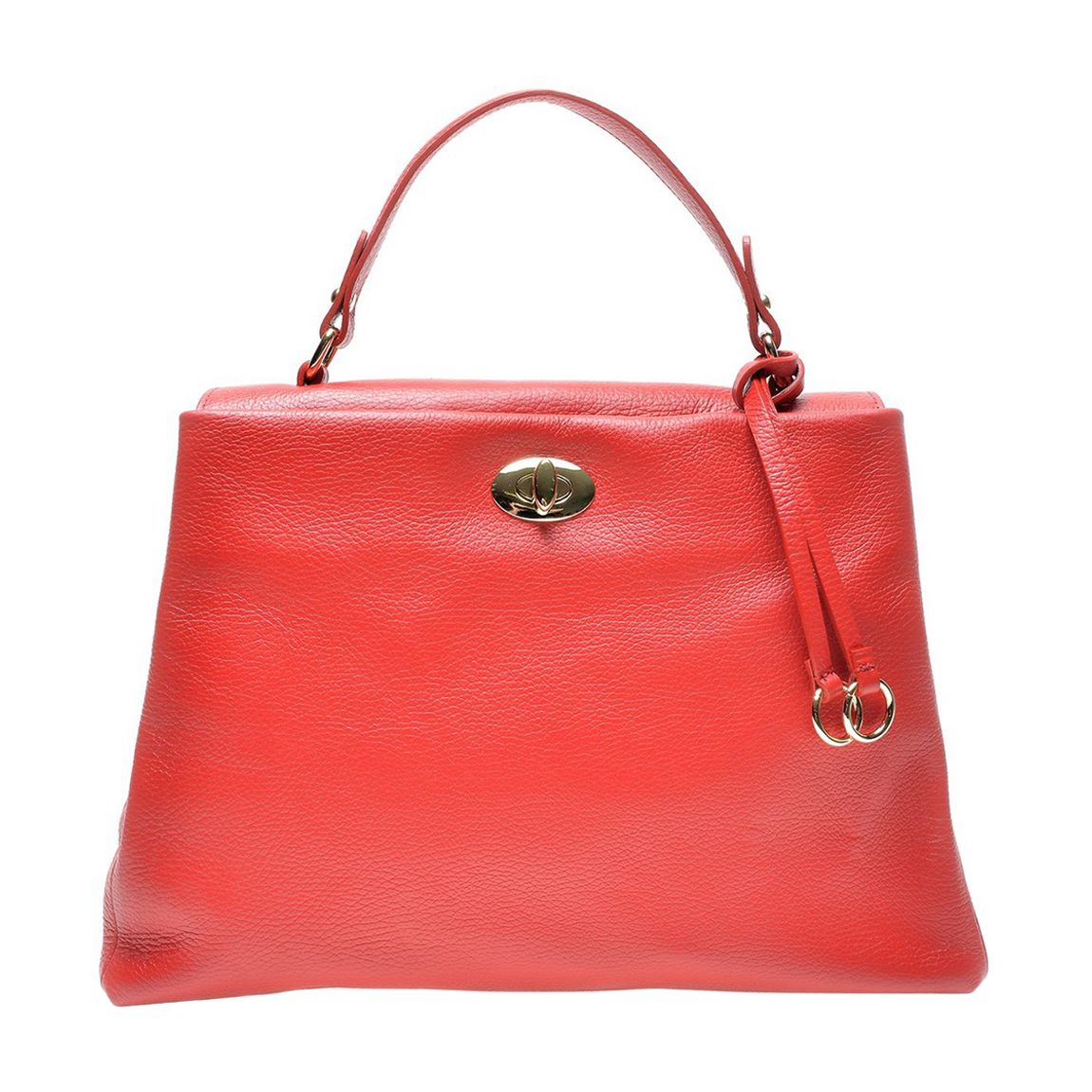 Red Leather Handbag main product photo