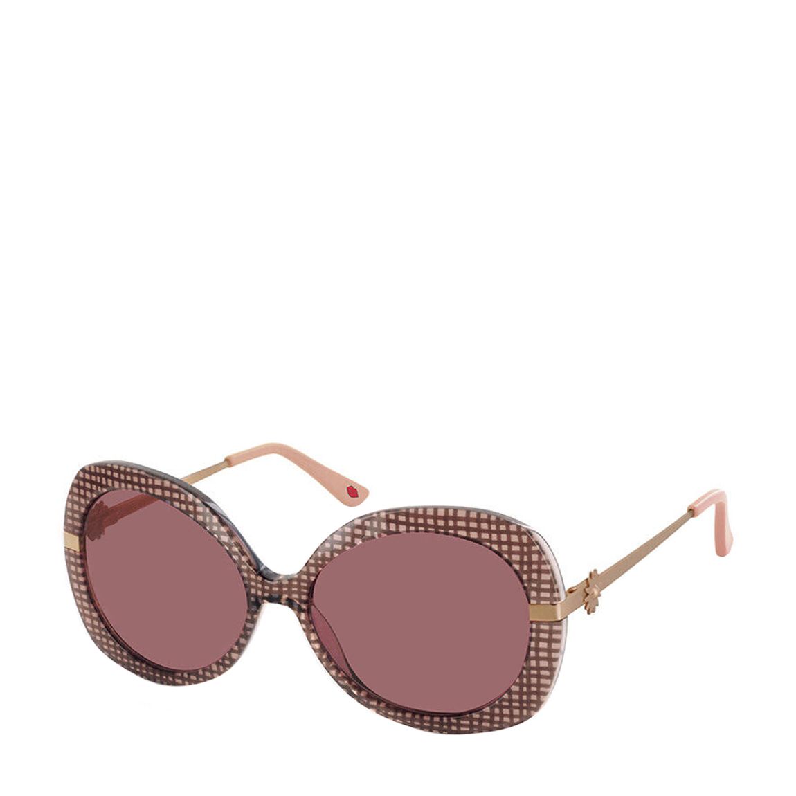 Women's Pink Lulu Guiness Sunglasses 57mm main product photo