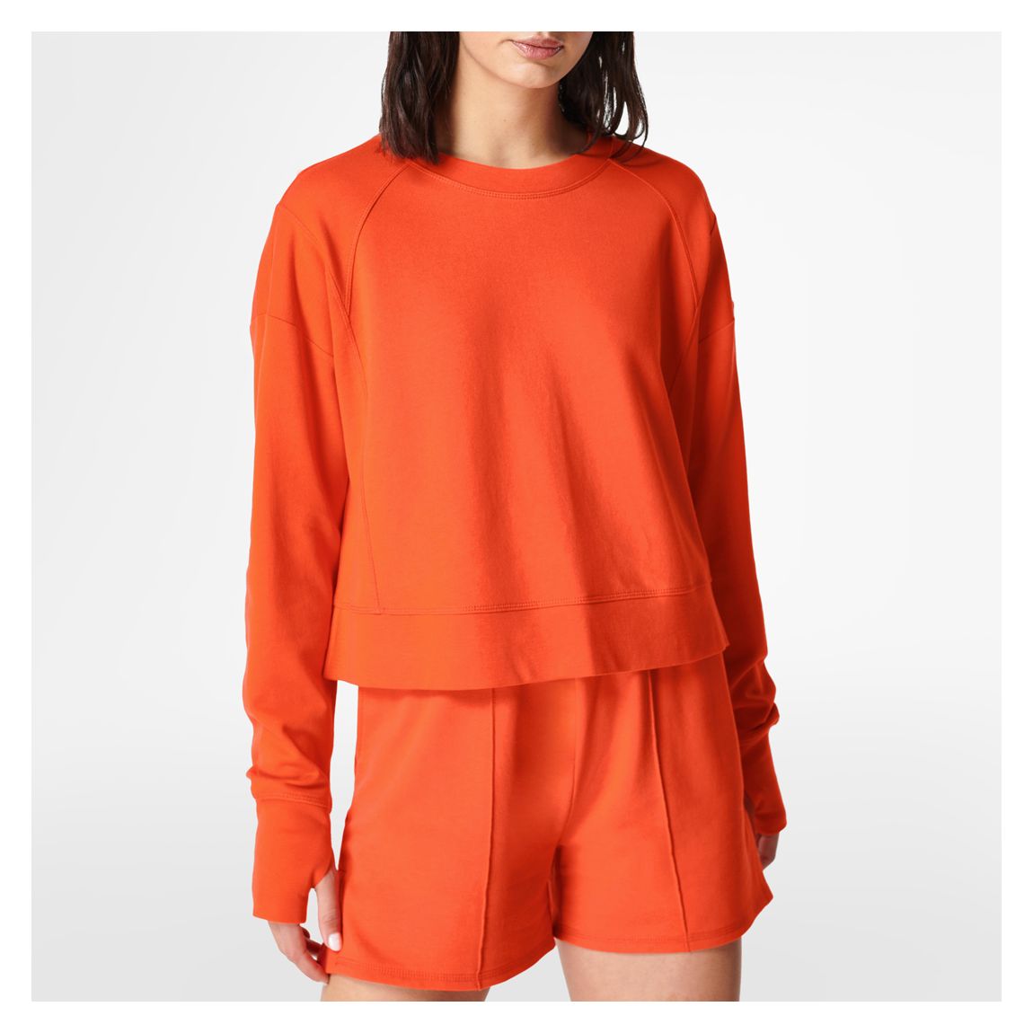 After Class Crop Sweatshirt - Resort Red main product photo