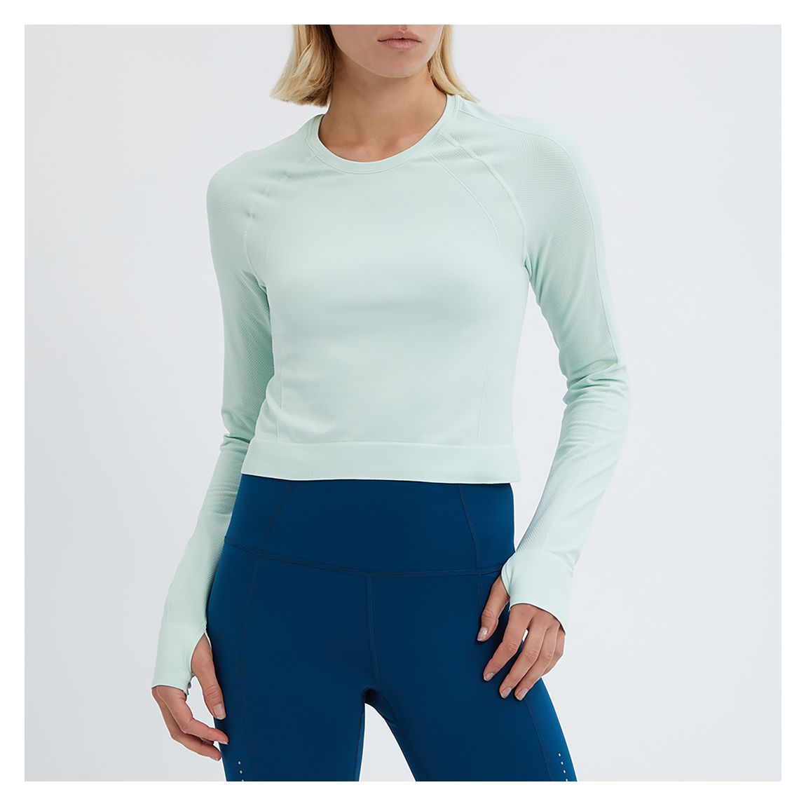 Athlete Seamless Crop Long Sleeve Top main product photo