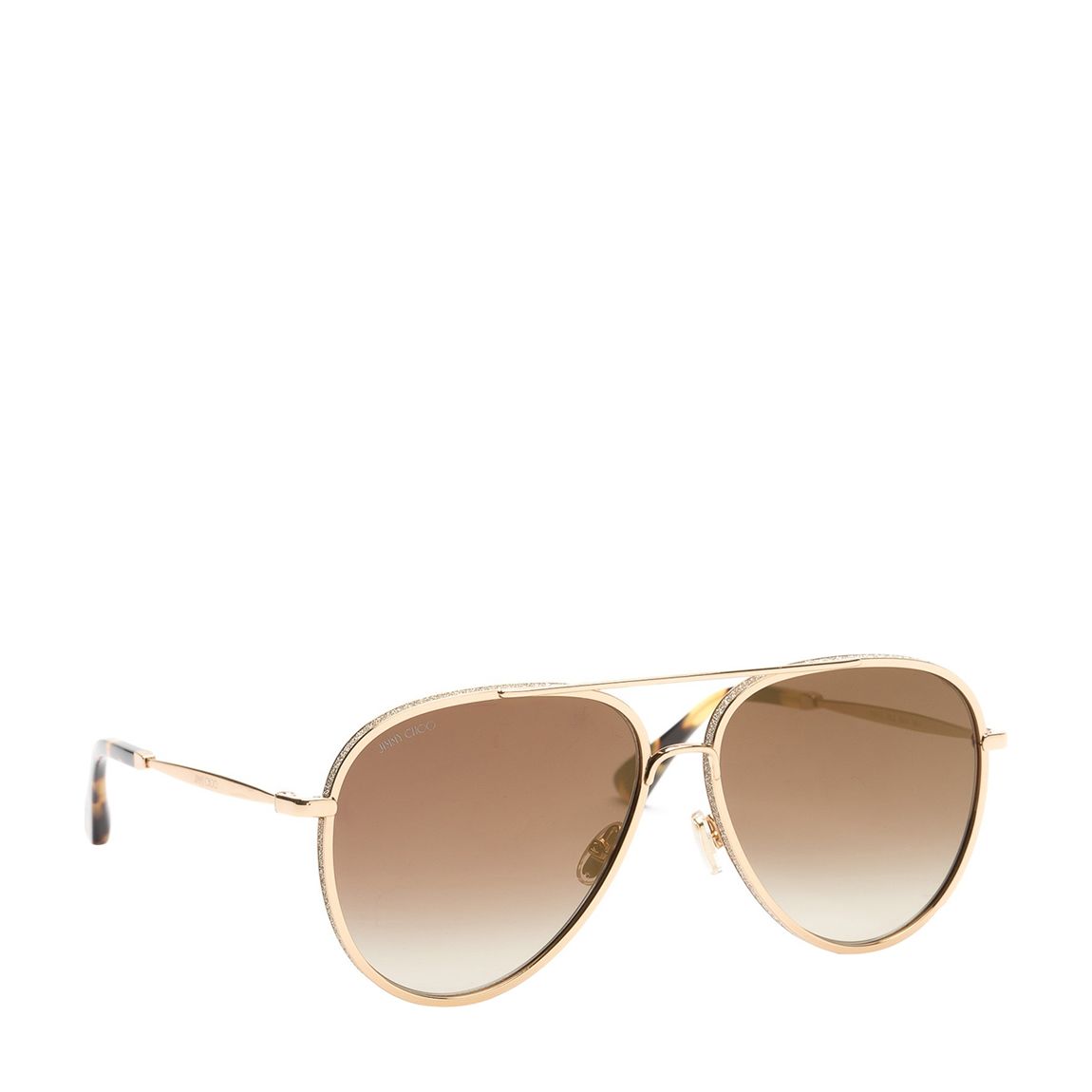 Women's Gold Jimmy Choo Sunglasses 59mm main product photo