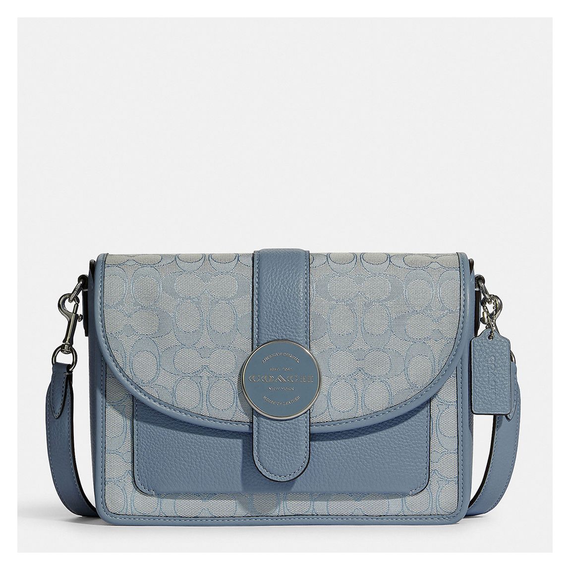 Marble Blue Lonnie Signature Jacquard Crossbody main product photo