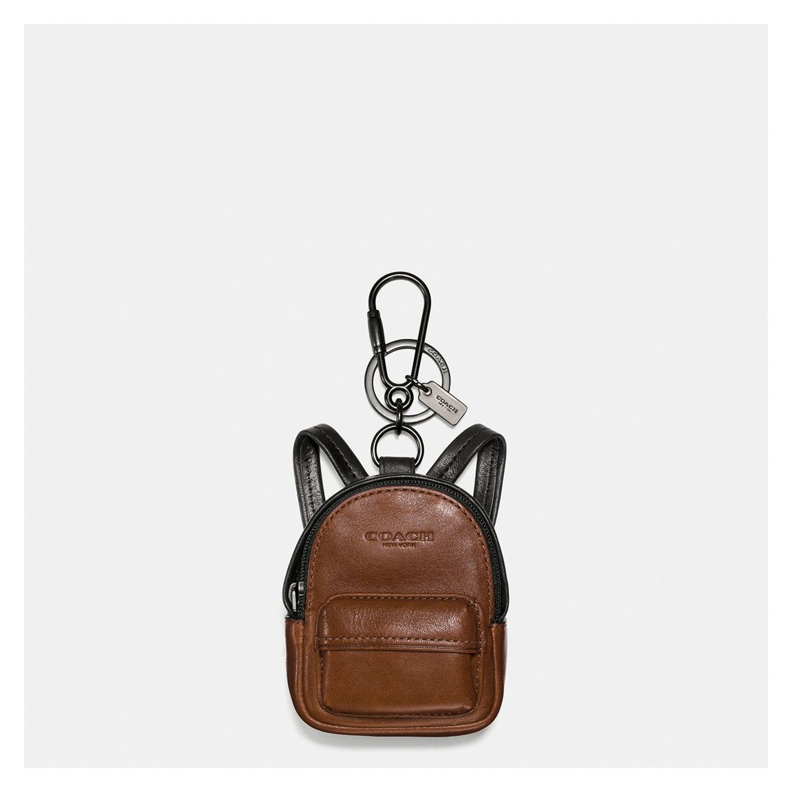 Black, Dark Saddle Backpack Charm main product photo
