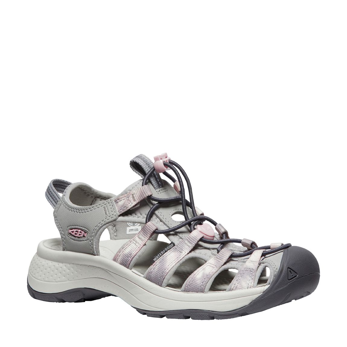 Women's Grey Tie Dye Astoria West Closed Toe Sandal main product photo
