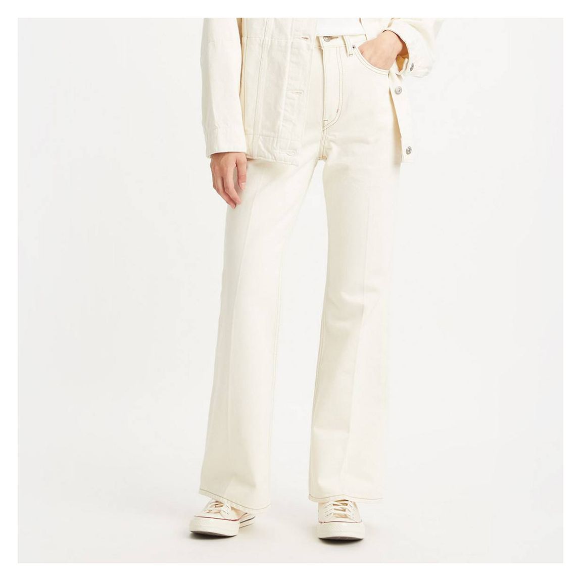 Cream 70s Flared Jeans main product photo