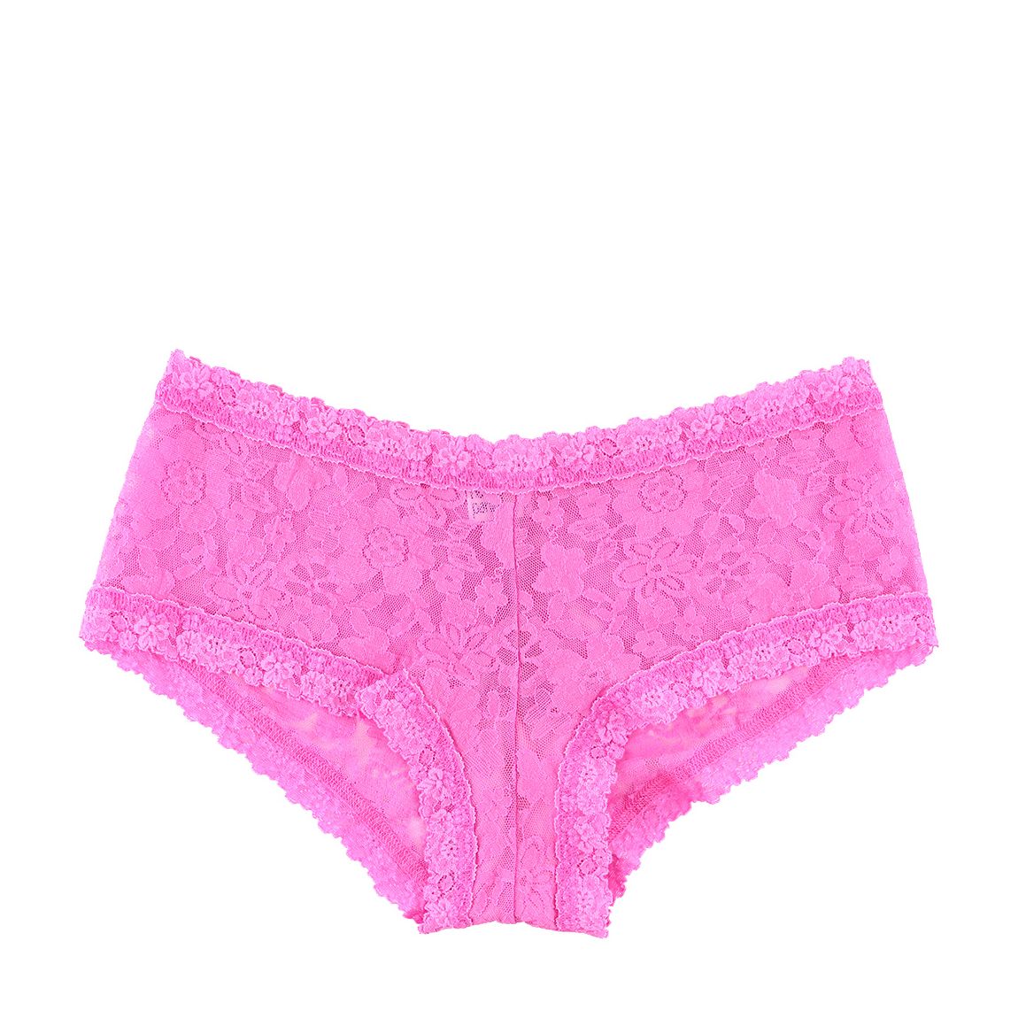 Pink Daily Lace Boyshort Briefs main product photo