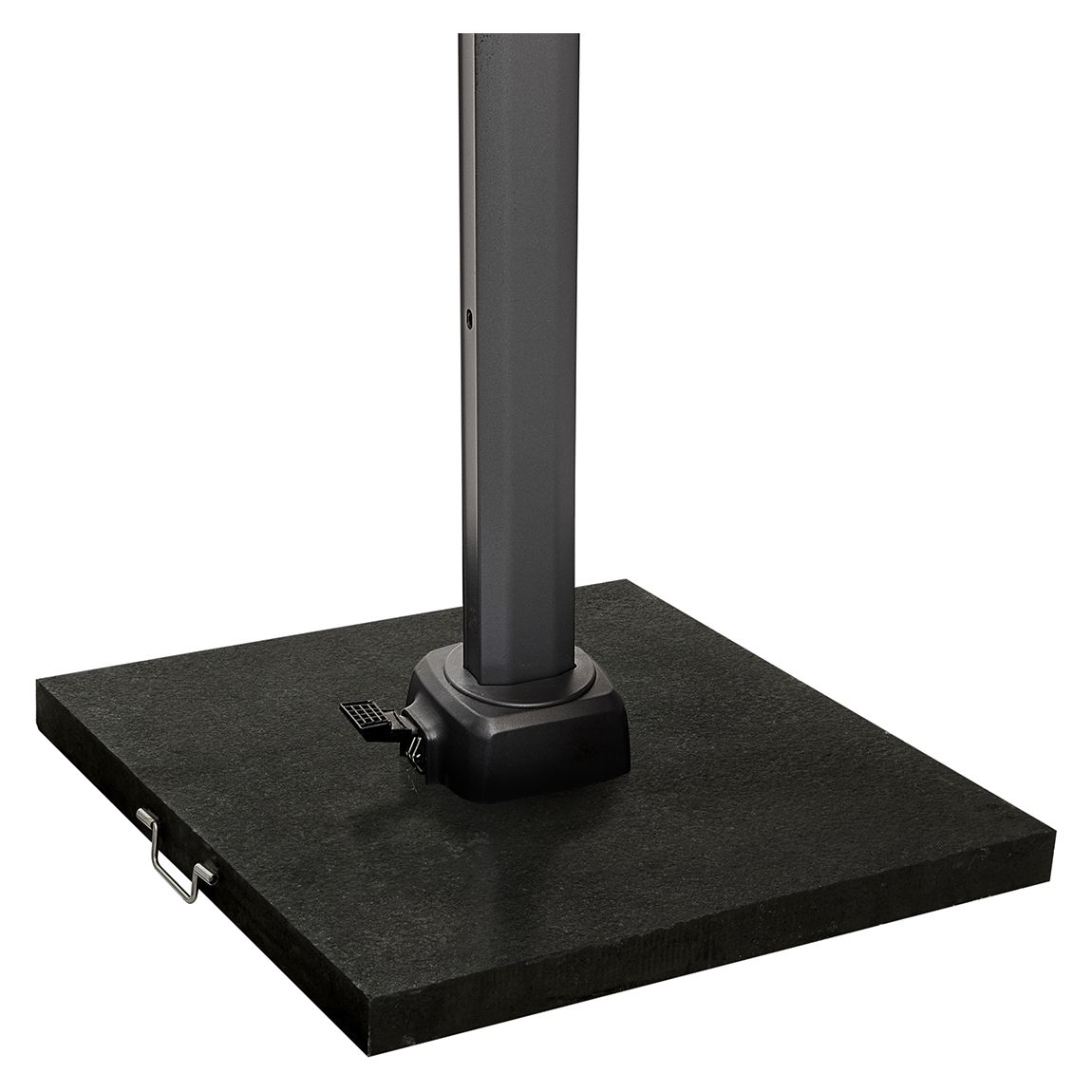 Arezzo Burnt Black Granite 90KG Parasol Base main product photo
