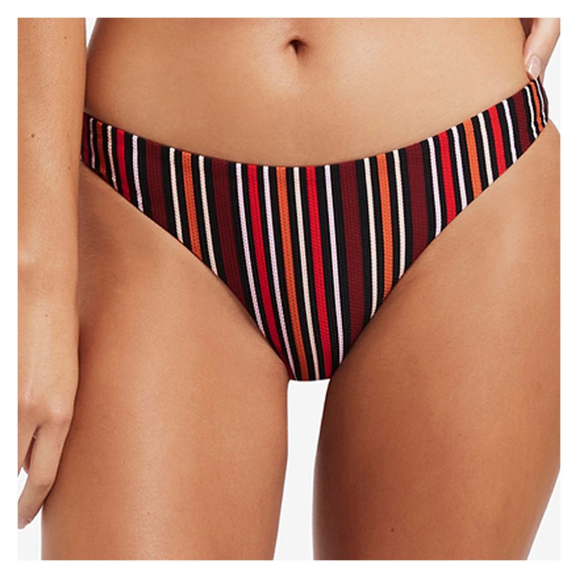 Black Bedouin Stripe Hipster Bikini Bottom main product photo