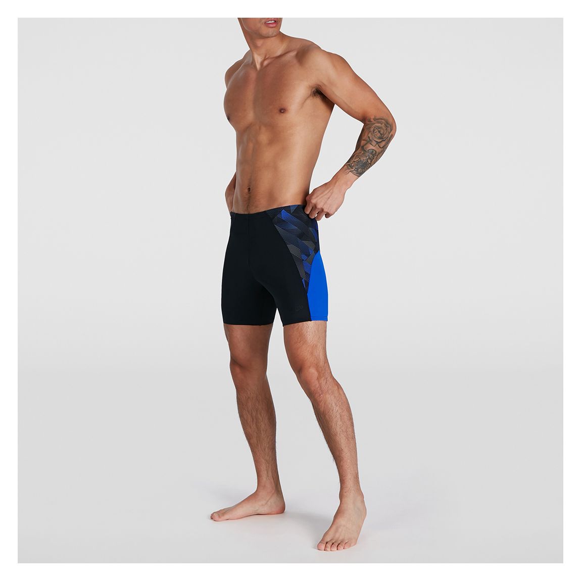 Black Men's Eco Endurance+ Slice Mid Jammer main product photo