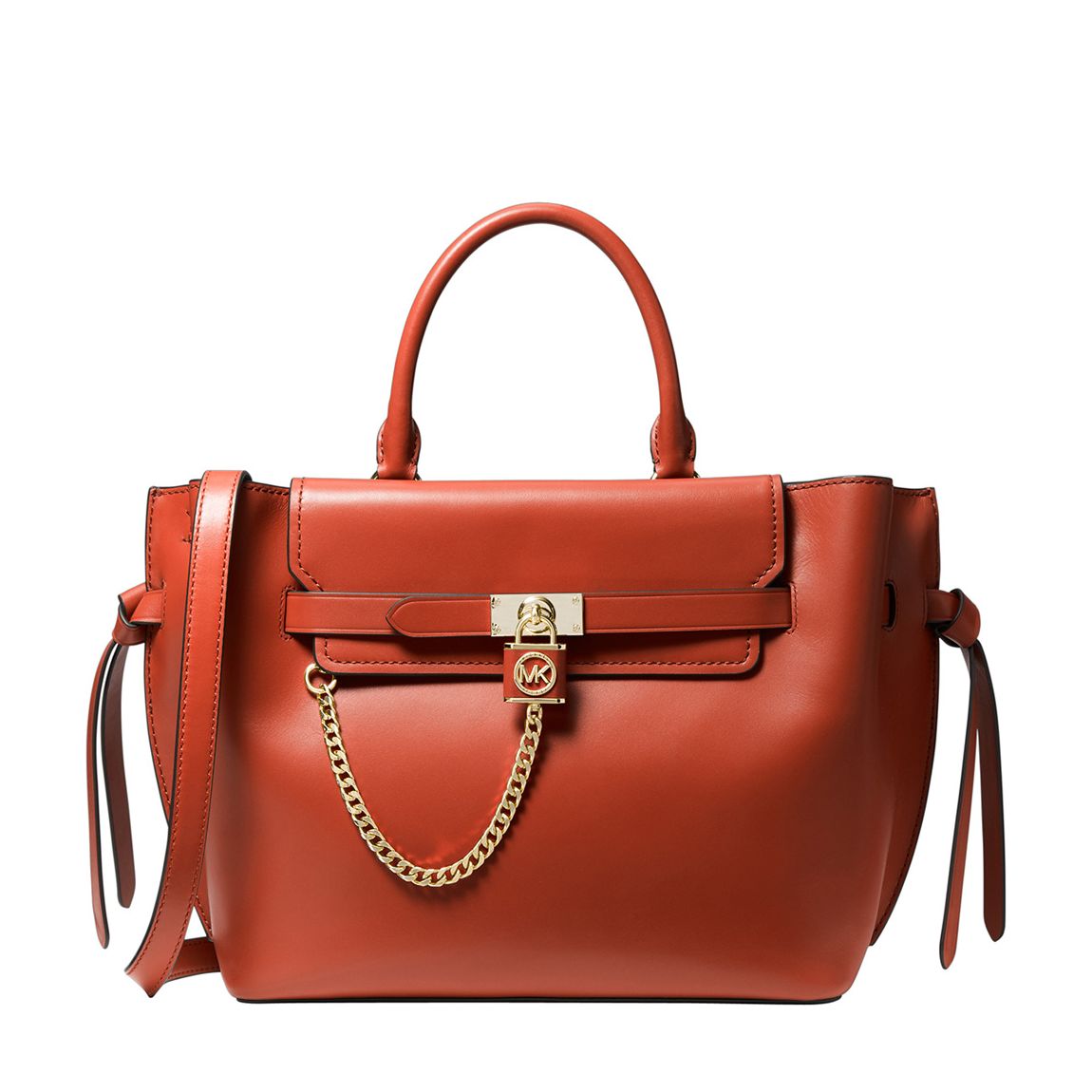 Deep Orange Hamilton Legacy Large Belted Satchel main product photo
