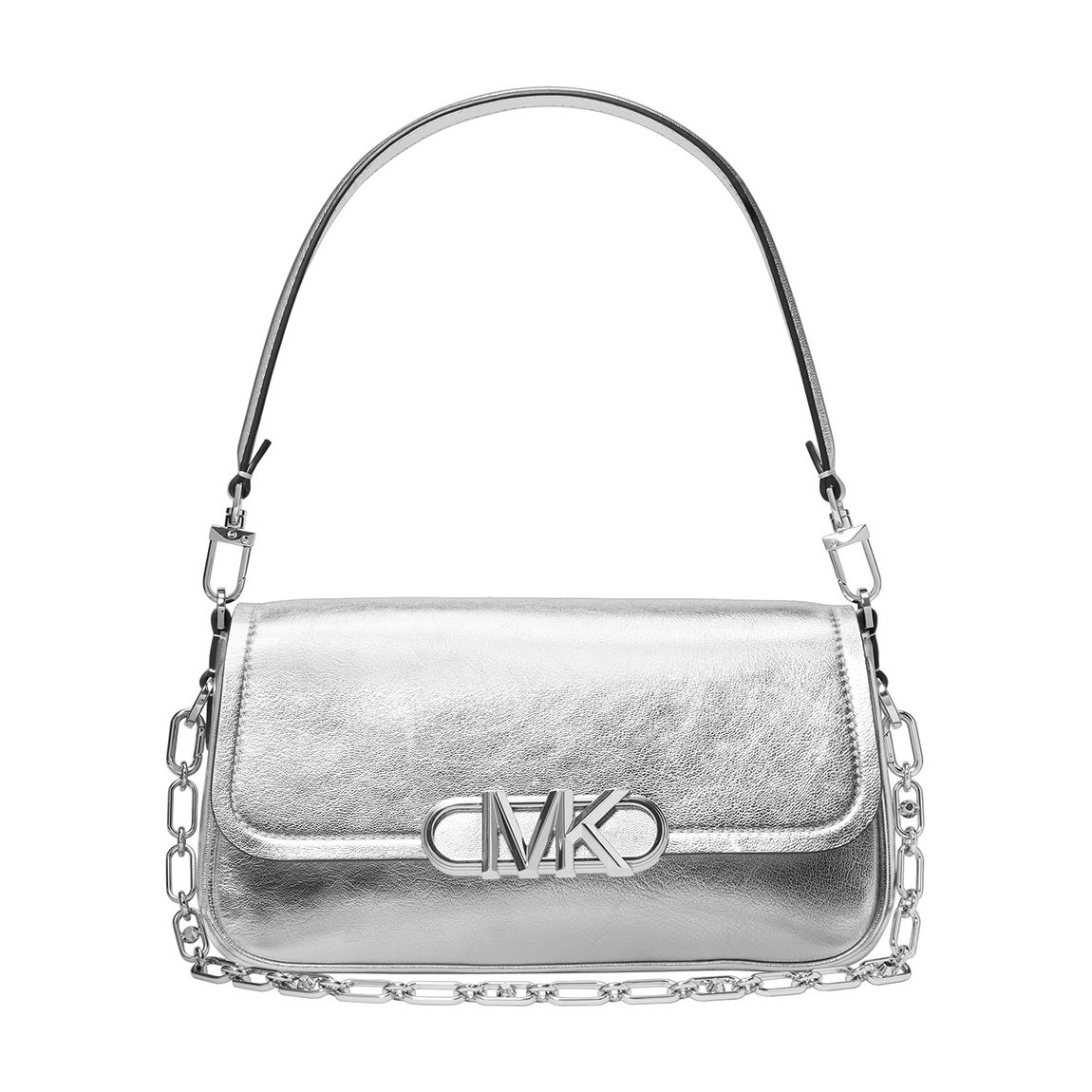 Silver Parker Medium Pouchette Shoulder Bag main product photo