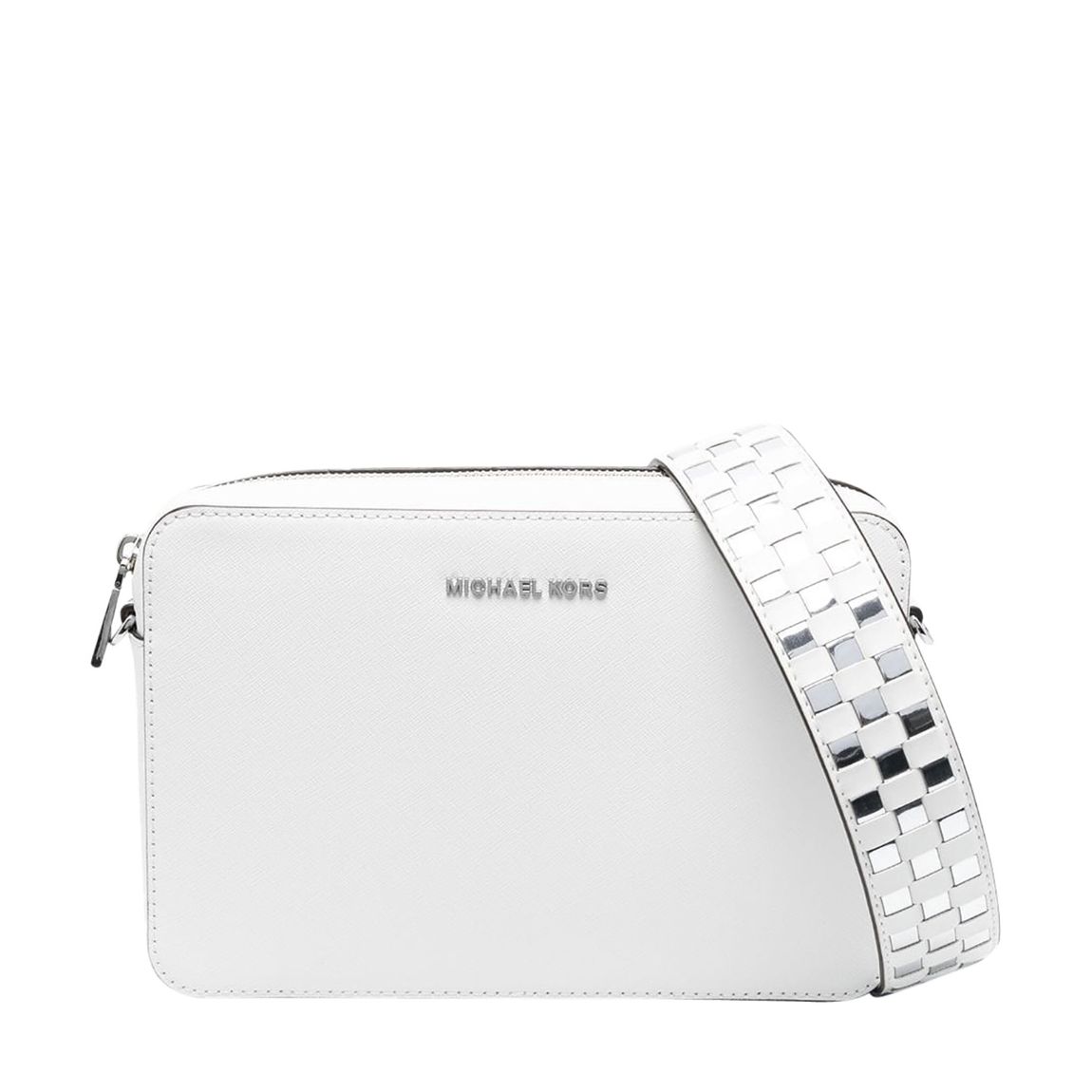 Optic Silver Jet Set Large Crossbody main product photo