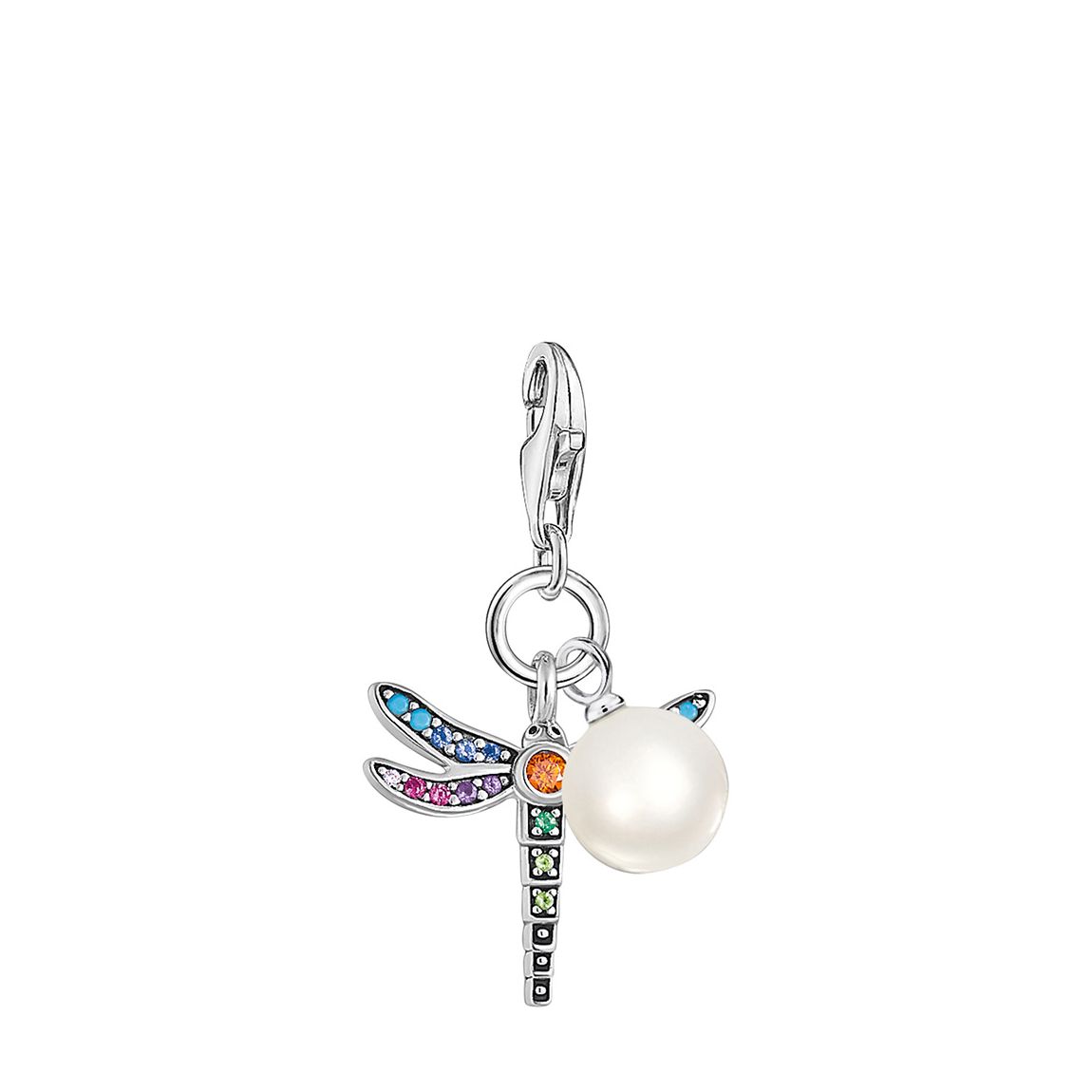 925 Sterling Silver Paradise Dragonfly Charm main product photo