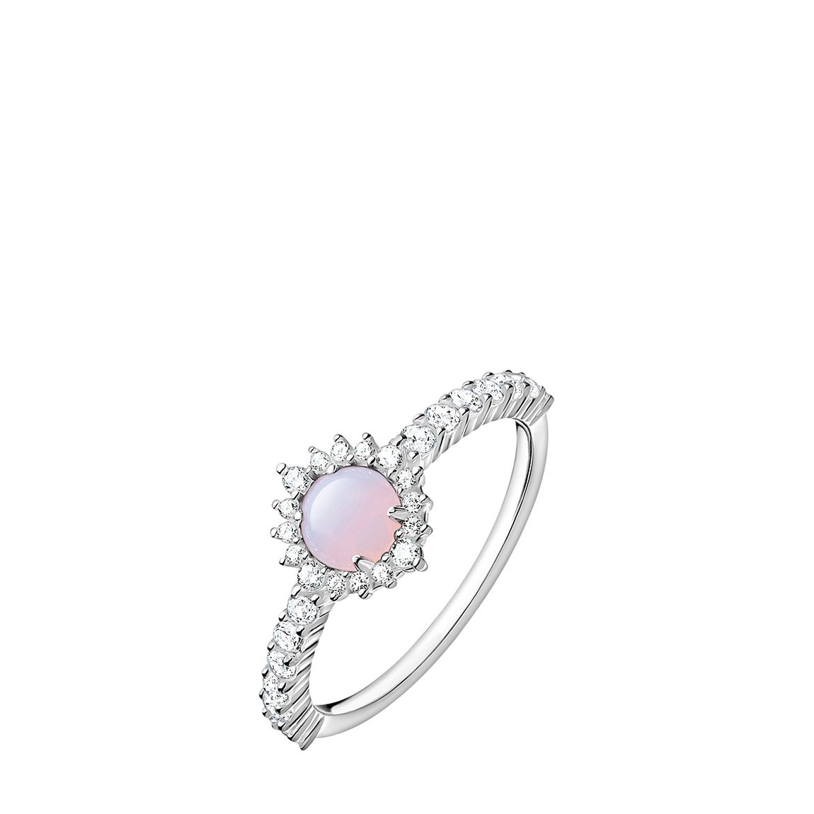925 Sterling Silver Opal Coloured Cocktail Ring main product photo