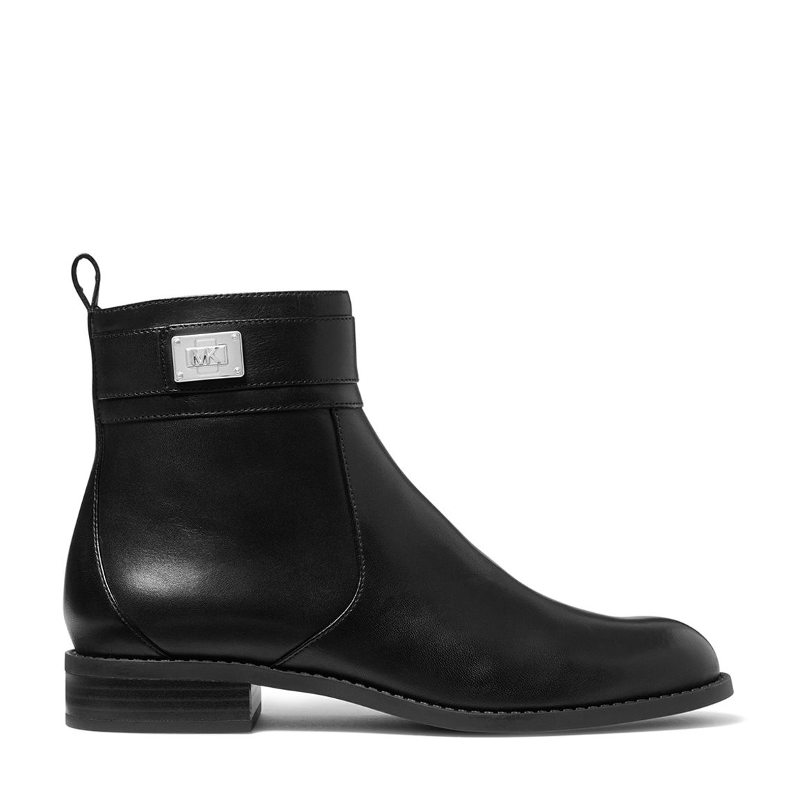 Black Padma Strap Flat Ankle Boot main product photo