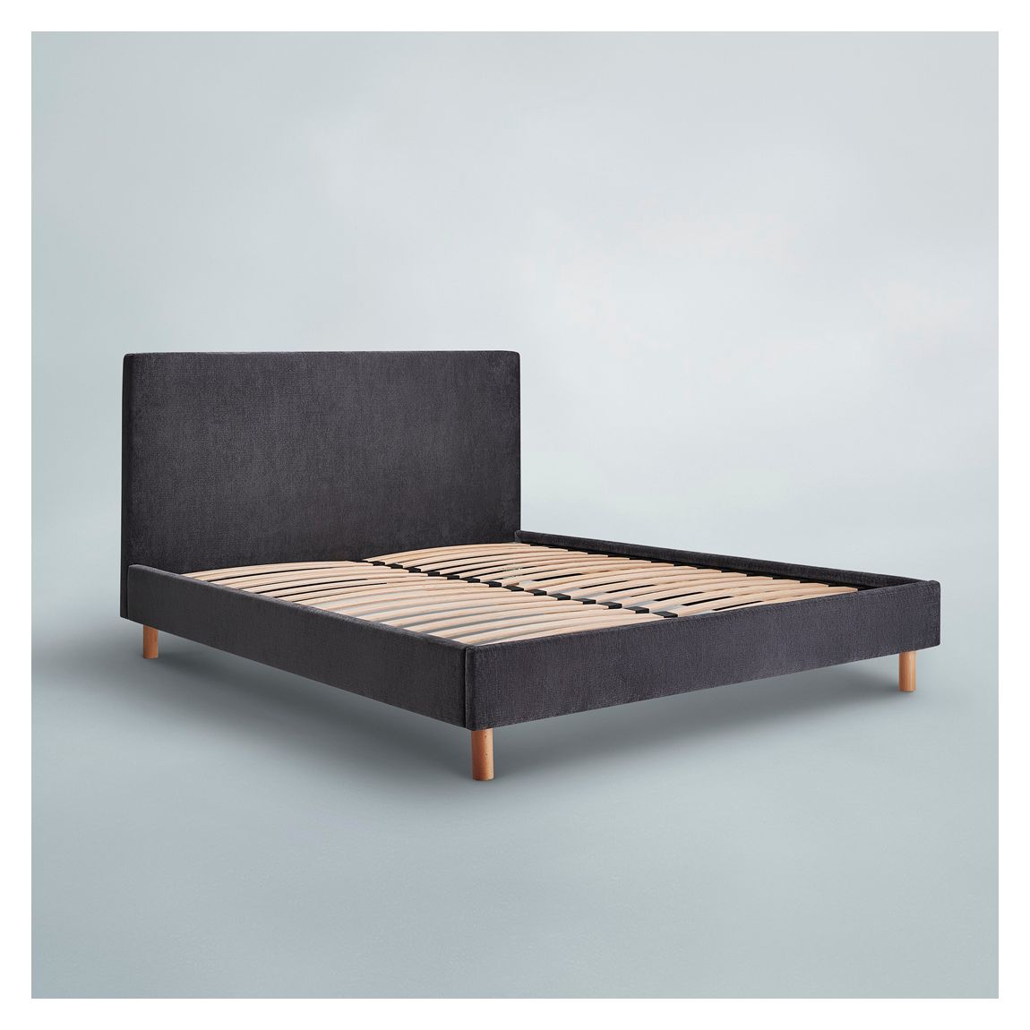 Atlas Bed Dark Grey, King main product photo