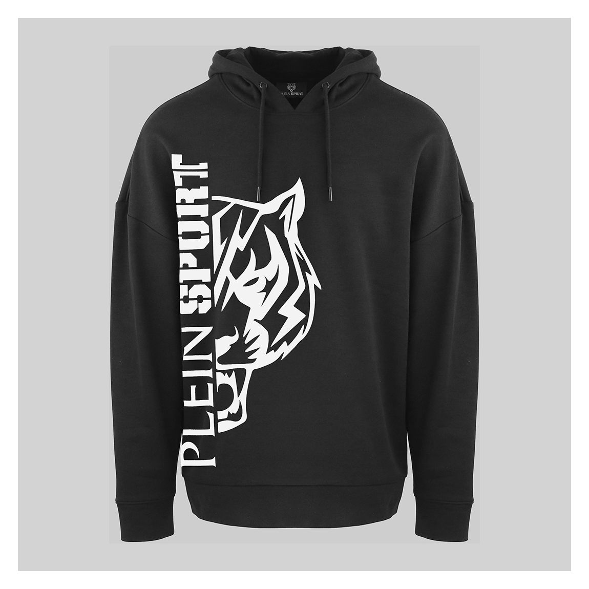 Black/White Tiger Hoodie main product photo