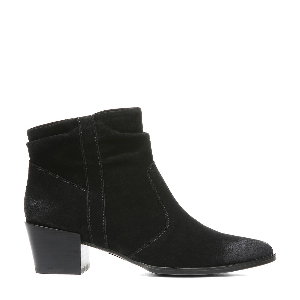 Black Gina Suede Ankle Boot main product photo