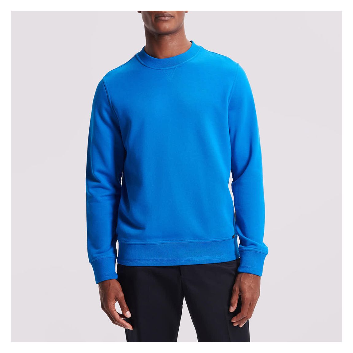 Blue Terry Cotton Sweatshirt main product photo
