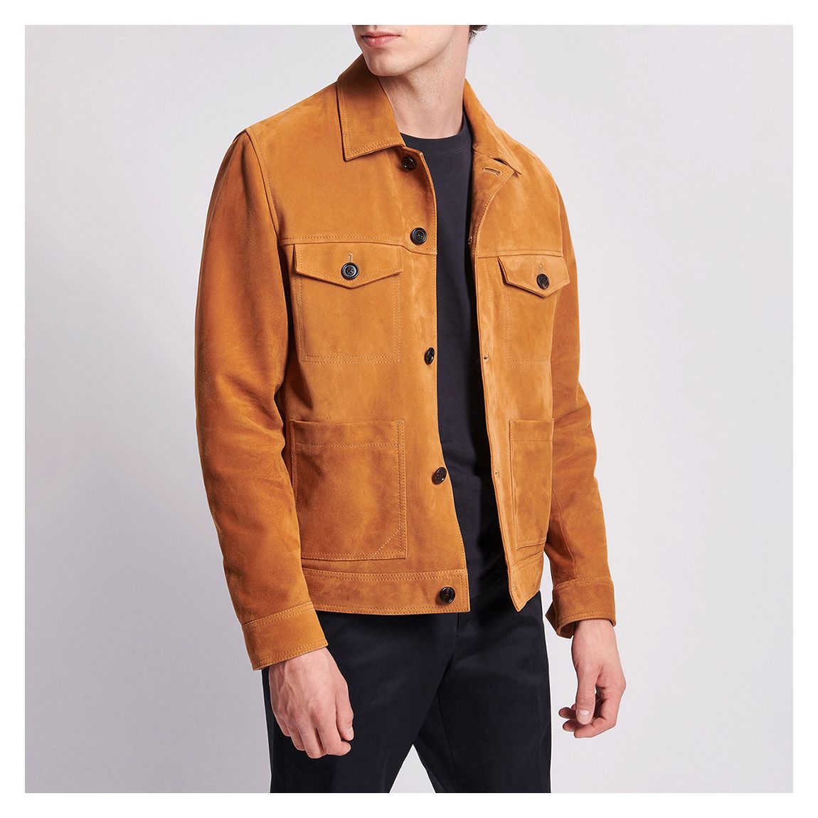 Camel Suede Jacket main product photo