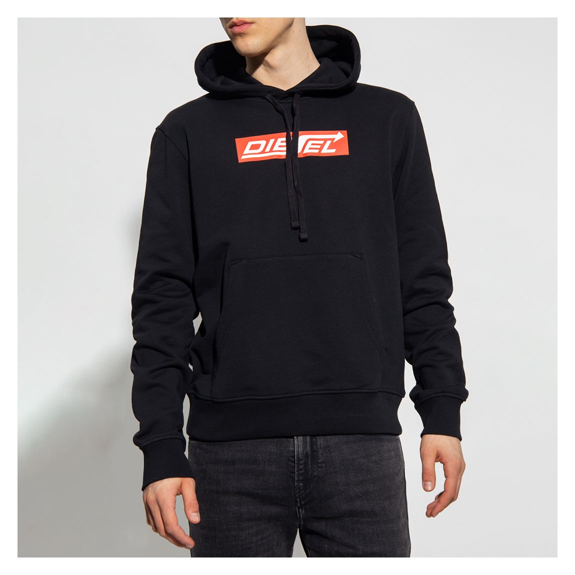 Black Chest Logo Hoodie main product photo