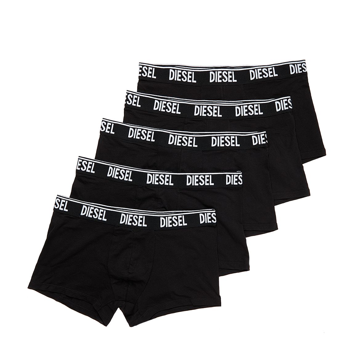 Black 5 Pack Cotton Blend Trunks main product photo